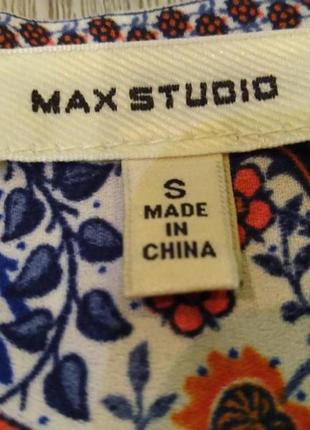 Блуза  max studio с пышными рукавами размер s.3 фото