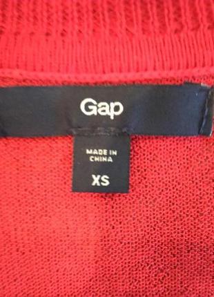 Легкая трикотажная кофточка gap с короткими рукавами  53 %  acryl2 фото