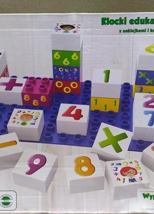 Конструктор вивчаємо цифри biobuddi learning numbers building set3 фото