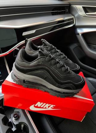 Мужские кроссовки nike air max 97 futura black gray5 фото