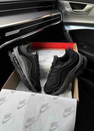 Мужские кроссовки nike air max 97 futura black gray6 фото