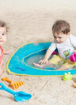 Дитячий басейн/пісочниця ludi 2 в 1 c набором іграшок для води і5 фото