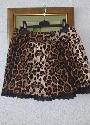 Юбка шорты гофре