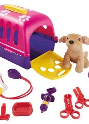 Великий набір юного ветеринара з плюшевим песиком playtive