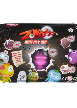 Крутий ігровий набір антистрес зомбі zombeezz activity set6 фото