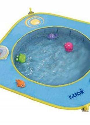 Дитячий басейн/пісочниця ludi 2 в 1 з набором іграшок