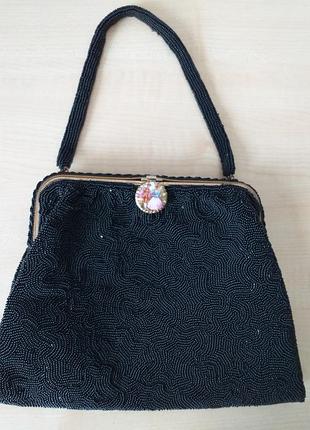 Vintage 1950 michel swiss 16 rue de la paix (Query) вечерняя сумочка