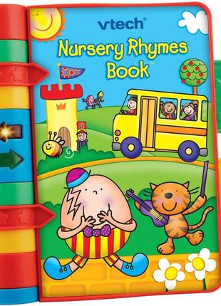 Музыкальная пластиковая книжка vtech nursery rhymes book. 8 стран1 фото