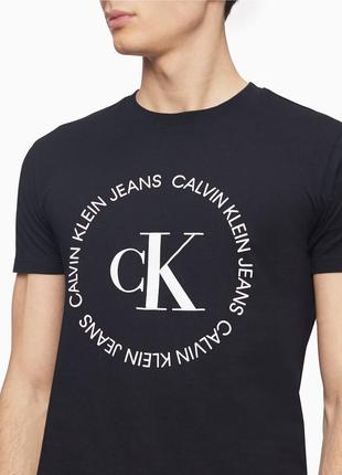 Футболка calvin klein оригінал (чорна\біла\димна)2 фото