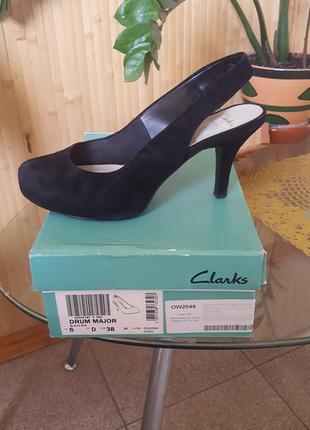 Туфли clarks замшевые4 фото