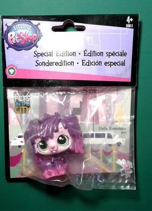 Фігурка собачка стела з блестком littlest pet shop