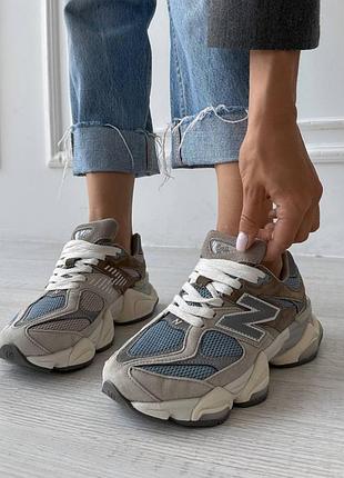 Кросівки new balance 9060 brown blue