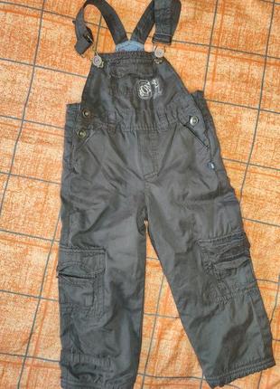 Куртка демисезонная h&amp;m, штанишки-комбинезон и кофточка5 фото