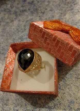 Яркая кольца, кольцо с ониксом, 925