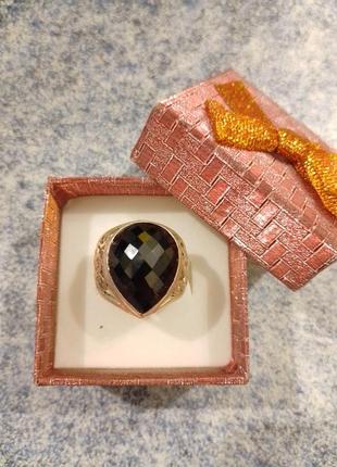 Яркая кольца, кольцо с ониксом, 925