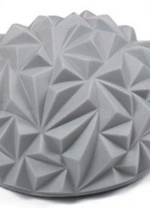 Напівсфера масажна кіндербол easyfit rif 16 см сіра1 фото