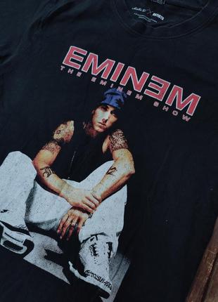 Мужская футболка mister tee x artists 2019 eminem seated show эминем хип хоп рэп hip hop rap gangsta7 фото