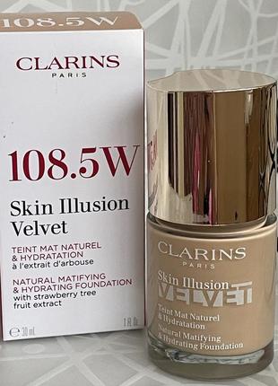 Оригинальн! clariris skin illusion velvet матирующий тональный крем 30 мл1 фото