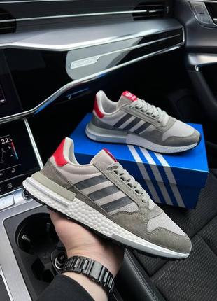 Чоловічі кросівки adidas originals zx 500 commonwealht gray7 фото