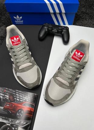 Чоловічі кросівки adidas originals zx 500 commonwealht gray4 фото