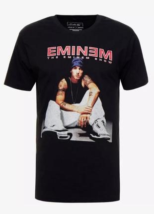 Чоловіча футболка mister tee x artists 2019 eminem seated show емієм хіп-хоп реп hip hop rap gangsta