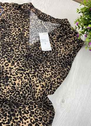 Платье в леопардовый принт4 фото