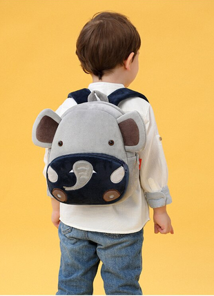 Якісний дитячий рюкзак слон слоник1 фото
