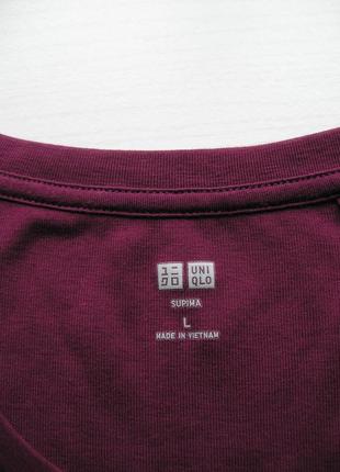 Лонгслив футболка uniqlo supima cotton5 фото