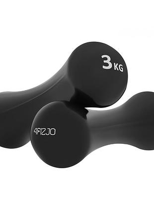 Гантели виниловые 4fizjo 2 x 3 кг 4fj0193