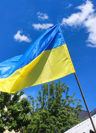 Прапор україни, тканина болоньяна, прапор україні. київ самовитяг