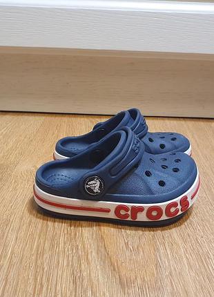 Дитячі шльопанці crocs крокси оригінал на 1-1,5 роки розмір 5