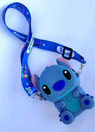 Маленька силіконова сумочка стіч (stitch)5 фото