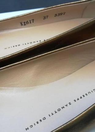 Туфлі човники балетки zanotti4 фото