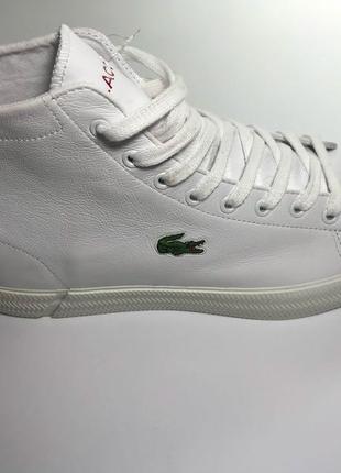 Продам чоловічі кеди lacoste gripshot mid шкіра оригінал1 фото