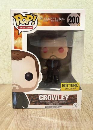 Фігурка funko pop кроулі crowley №200 hot topic фанко поп надприродне supernatural