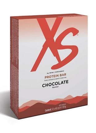 Xs™ протеиновый батончик со вкусом шоколада (12 батончиков x 60 г e / 720 г)