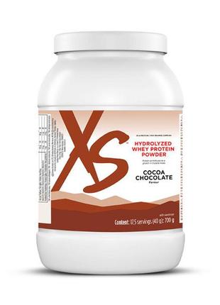 Xs™ гидролизированный протеин молочной сыворотки. вкус шоколада 700г (17,5 порций по 40г) амвей