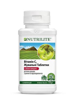 Nutrilitetm вітамін с, жувальні таблетки 100 шт./пач.