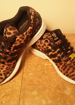 Adidas zx flux torsion leopard 38.5р 24.5см для бігу та тренувань