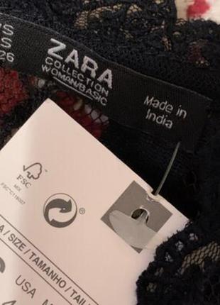 Мереживна блуза zara3 фото