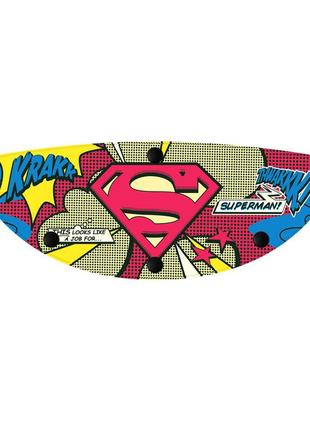 Съемный карман поясной сумки-бананки waudog family для корма и аксессуаров, рисунок "супермен 2"