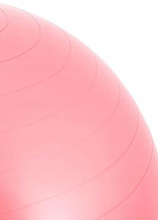 Мяч для фитнеса (фитбол) springos 75 см anti-burst fb0012 pink3 фото