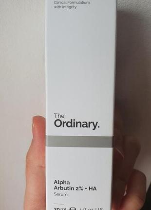 The ordinary alpha arbutin 2% + ha