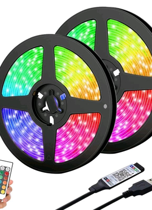 Светодиодная led лента bluetooth rgb 5050 30 диодов на метр