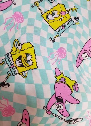 Комплект губка боб, піжама бавовна primark spongebob 8-9 років 134 см5 фото