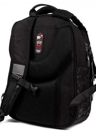 Рюкзак шкільний напівкаркасний yes samurai s-91 38х29х13 см, 14 л, чорний (559588)6 фото