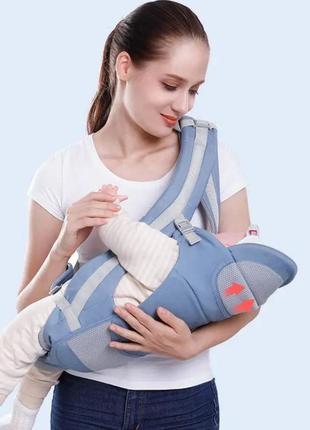 Хипсит, эрго-рюкзак, кенгуру, переноска baby carrier 6в1 бордовый...