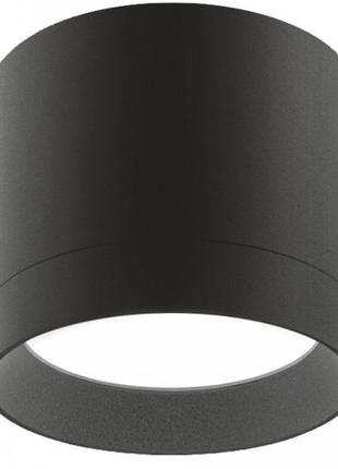 Потолочный светодиодный светильник videx ip44 под лампу gx53 накладной черный vl-spf19a-b1 фото