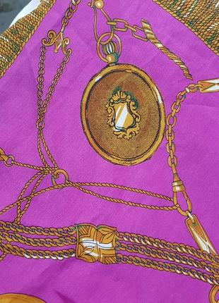 Винтажный платок с часами alexon