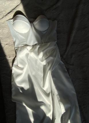 Атласна сукня3 фото